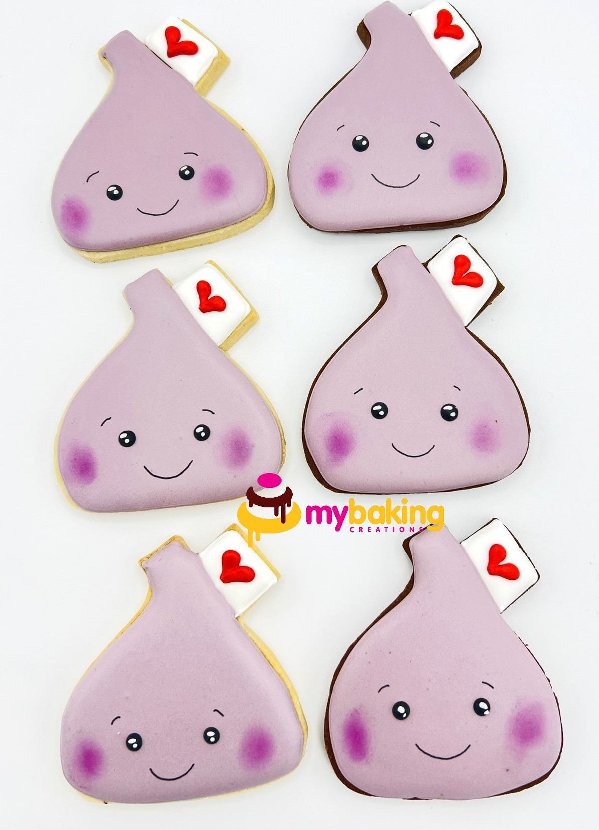 Custom hand-piped Hershey's branded cookies San Francisco bakery